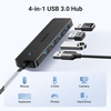 image:imageUGREEN USB C Hub 4 Ports USB A Splitter UltraSlim USB Expander for Mouse Keyboard Flash Drive U Disk Printer Compatible with Laptop Desktop PC Xbox PS5 and More 05FT33 feet