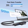 image:imageUGREEN USB C Hub 4 Ports USB A Splitter UltraSlim USB Expander for Mouse Keyboard Flash Drive U Disk Printer Compatible with Laptop Desktop PC Xbox PS5 and More 05FT33FT