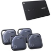 image:imageUGREEN FineTrack iOS Only Air Tracker Tags 4 Pack Bundle with Wallet Tracker Card Compatible with Apple Find My
