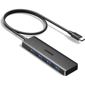 image:imageUGREEN USB C Hub 4 Ports USB A Splitter UltraSlim USB Expander for Mouse Keyboard Flash Drive U Disk Printer Compatible with Laptop Desktop PC Xbox PS5 and More 05FT2FT