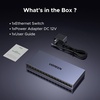 image:imageUGREEN 16 Port Gigabit Switch Plug amp Play Ethernet Switch StandardVLAN Mode Unmanaged Network Splitter for Office amp Business Metal Fanless Desktop amp Wall Mount Hub for NAS PC Printer Router