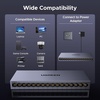 image:imageUGREEN 16 Port Gigabit Switch Plug amp Play Ethernet Switch StandardVLAN Mode Unmanaged Network Splitter for Office amp Business Metal Fanless Desktop amp Wall Mount Hub for NAS PC Printer Router