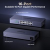 image:imageUGREEN 24 Port Gigabit Switch Rackmount Plug amp Play Ethernet Switch 4 Mode Unmanaged Network Splitter for Office amp Business Metal Fanless Desktop amp Wall Mount Hub for NAS PC Printer Router16Port Switch  2 x Rack Ears