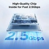 image:imageUGREEN 25Gb Switch 5Port Ethernet Switch 5 x 25Gb Uplink Plug amp Play Unmanaged Ethernet Splitter DesktopWall Mount Network Hub with LED Fanless Quiet for NAS PC Game Console