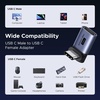 image:imageUGREEN 90 Degree USB C Adapter 3 PackRight Angle USB C Male to Female Adapter40Gbps240W8K 60Hz Compatible for Switch 2Steam DeckROG AllyMacBookiPhone 1716iPadThunderbolt 4