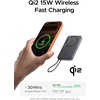 image:imageUGREEN Magflow Air Qi2 Magnetic Power Bank 10000mAh 15W Wireless Portable Charger with Builtin USBC Cable 30W Fast Charging Battery Pack MagSafe Compatible for iPhone 17161514 Pro Max GreyGrey