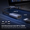 image:imageUGREEN 4K 066FT Mini DisplayPort to HDMI Adapter Unidirectional Mini DP Thunderbolt to HDMI Converter 1440p 1080p HDCP 14 Aluminum Case Compatible for MacBook Air Surface ProDock Monitor Passive1