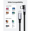 image:imageUGREEN Bundle 100W 2 Pack 6FT 10FT USB C to USB C Cable Right Angle Type C Fast Charger Cable Nylon Braided Charging Cord Compatible for MacBook Pro Air iPad Pro 2021 Dell Pixel Galaxy S21 Note 20