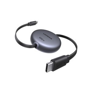 image:imageUGREEN Nexode 100W Retractable Cable Honkai Star Rail Glacier Blue 33FT  USB C Charger Cable for iPhone 1716 MacBook ProAir Galaxy S26S25 iPad ProAir Pixel 109 Switch AirPodsBlack