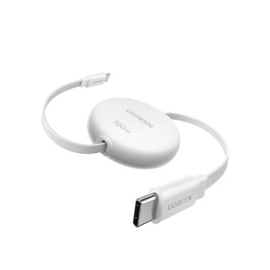 image:imageUGREEN Nexode 100W Retractable Cable Honkai Star Rail Glacier Blue 33FT  USB C Charger Cable for iPhone 1716 MacBook ProAir Galaxy S26S25 iPad ProAir Pixel 109 Switch AirPodsWhite