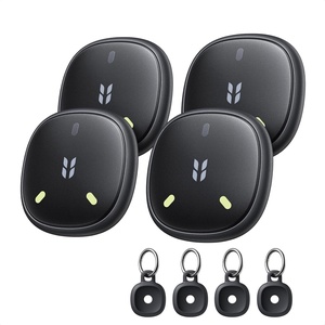 image:imageUGREEN FineTrack Mini Duo2 Bluetooth Tracker Tags 4 Pack  Key Finder Compatible with Apple Find My amp Google Find Hub Bluetooth Tracker Tag for Keys Wallet Luggage Backpack