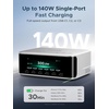 image:imageUGREEN Nexode Pro 300W Charging Station with Smart Display 8Port Charger  App Remote Control 5 Charging Modes 140W Max Fast Charging for MacBook ProAir iPhone 1716 Galaxy S26S25 Dell XPS HP