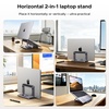 image:imageUGREEN 2in1 Laptop Stand for Desk Horizental amp Virtical Laptop Holder  Durable Aluminum Stand for Stability with Silicone Protection Fits 13162 inch Laptops and Tablets Grey