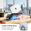 image:imageUGREEN 2in1 Laptop Stand for Desk Horizental amp Virtical Laptop Holder  Durable Aluminum Stand for Stability with Silicone Protection Fits 13162 inch Laptops and Tablets Grey