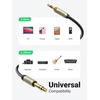 image:imageUGREEN 635mm 14 Male to 35mm 18 Audio Cable 3FT Bundle with 2 Pack 14 inch Male to 35mm Female Headphone Adapter
