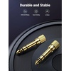 image:imageUGREEN 635mm 14 Male to 35mm 18 Audio Cable 3FT Bundle with 2 Pack 14 inch Male to 35mm Female Headphone Adapter