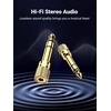 image:imageUGREEN 635mm 14 Male to 35mm 18 Audio Cable 3FT Bundle with 2 Pack 14 inch Male to 35mm Female Headphone Adapter