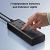 image:imageUGREEN 7in1 Powered USB 30 Hub 7 Ports 5xUSBA and 2xUSBC 10Gbps  24W DC Power Input 33 ft Cable USB Multiport Adapter for Laptop Desktop PC iMac Surface and More