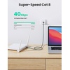 image:imageUGREEN Cat 8 Ethernet Cable 40Gbps Bundle with UGREEN USB 30 Ethernet Adapter