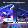 image:imageUGREEN DisplayPort Cable 21 VESA Certified DP20 40Gbps Support 16K30Hz Bundle with 2 Pack 4K DP to HDMI Adapter Unidirectional DP 12 PC to HDMI