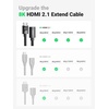 image:imageUGREEN HDMI Extension Cable 4K Male to Female Bundle with 8K 60Hz HDMI Extender Cable