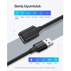 image:imageUGREEN USB 20 Extension Cable Cord A Male to A Female Gold Plated  US103 Model 10313 05m15ft Round Cable BlackBlack