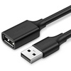 image:imageUGREEN USB 20 Extension Cable Cord A Male to A Female Gold Plated  US103 Model 10313 05m15ft Round Cable BlackBlack
