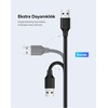 image:imageUGREEN USB 20 Extension Cable Cord A Male to A Female Gold Plated  US103 Model 10313 05m15ft Round Cable BlackBlack