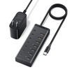 image:imageUGREEN 7in1 Powered USB C 30 Hub 7 Ports 5xUSBA and 2xUSBC 10Gbps  24W DC Power Input 33 ft Cable USBC Multiport Adapter for Laptop Desktop PC iMac Surface and More