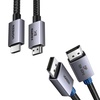 image:imageUGREEN 80Gbps 16K60Hz DisplayPort Cable Bundle with 8K HDMI 21 Cable 66FT