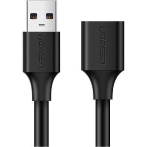 image:imageUGREEN USB 20 Extension Cable Cord A Male to A Female Gold Plated  US103 Model 10313 05m15ft Round Cable BlackBlack