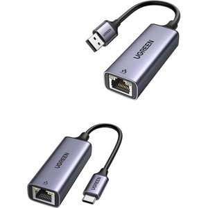 image:imageUGREEN USB C to Ethernet Adapter Bundle with USB to Ethernet Adapter