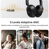image:imageUGREEN HiTune Max5s Wireless Headphones Hybrid Active Noise Cancelling  HiRes LDAC 112H Playtime OverEar Headphones Bluetooth 60 ANC Clear Call with 5Mic Customize via an App Dual Connection