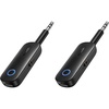 image:imageUGREEN Bluetooth Transmitter Receiver for 2 AirPods or BT Devices Bluetooth Wireless Transmitter for Headphones 35mm Aux Audio Jack Adapter for inFlight TV Car Home Stereo System Pack of 2335in  067in  551in Pack of 2