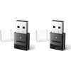 image:imageUGREEN USB Bluetooth Adapter for PC Bluetooth 54 Dongle Receiver EDR amp BLE Plug amp Play Supports Windows 111081 for Desktop Laptop HeadphoneKeyboardMouse SpeakersPrinter Pack of 2Small Pack of 2
