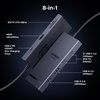 image:imageUGREEN Revodok Pro USB C Hub for Laptop 8 in 1 MacBook 4K 60Hz HDMI Pack of 2USB C Pack of 2