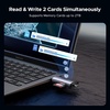 image:imageUGREEN SD Card Reader USB C USB 30 Micro SD Card Reader 2 in 1 Memory Card Reader for MicroSD SDHC SDXC Compatible with PC Computer MacBook Laptop iPad iPhone 17 16 15 ProPro Max Pack of 2291 x 079 x 043 inches