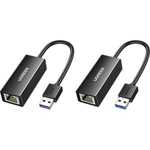 image:imageUGREEN USB to Ethernet Adapter 1000Mbps Plug and Play with USB 30 Pack of 224 0906 inch Pack of 2