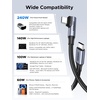 image:imageUGREEN 240W Right Angle USB C Cable PD 31 Fast Charging 66ft  90 right angle with EMarker chip For iPhone 1716ProMax MacBook Pro M5 iPad Galaxy S26S25 Steam Deck Switch33FT