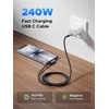 image:imageUGREEN 240W Right Angle USB C Cable PD 31 Fast Charging 66ft  90 right angle with EMarker chip For iPhone 1716ProMax MacBook Pro M5 iPad Galaxy S26S25 Steam Deck Switch33FT