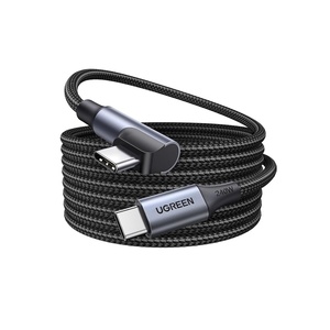 image:imageUGREEN 240W Right Angle USB C Cable PD 31 Fast Charging 66ft  90 right angle with EMarker chip For iPhone 1716ProMax MacBook Pro M5 iPad Galaxy S26S25 Steam Deck Switch66FT