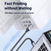 image:imageUGREEN Printer Cable 6 FT USB A to B Nylon Braided USB B CordGrey